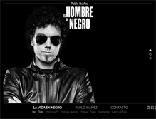 Tablet Screenshot of elhombredenegro.com